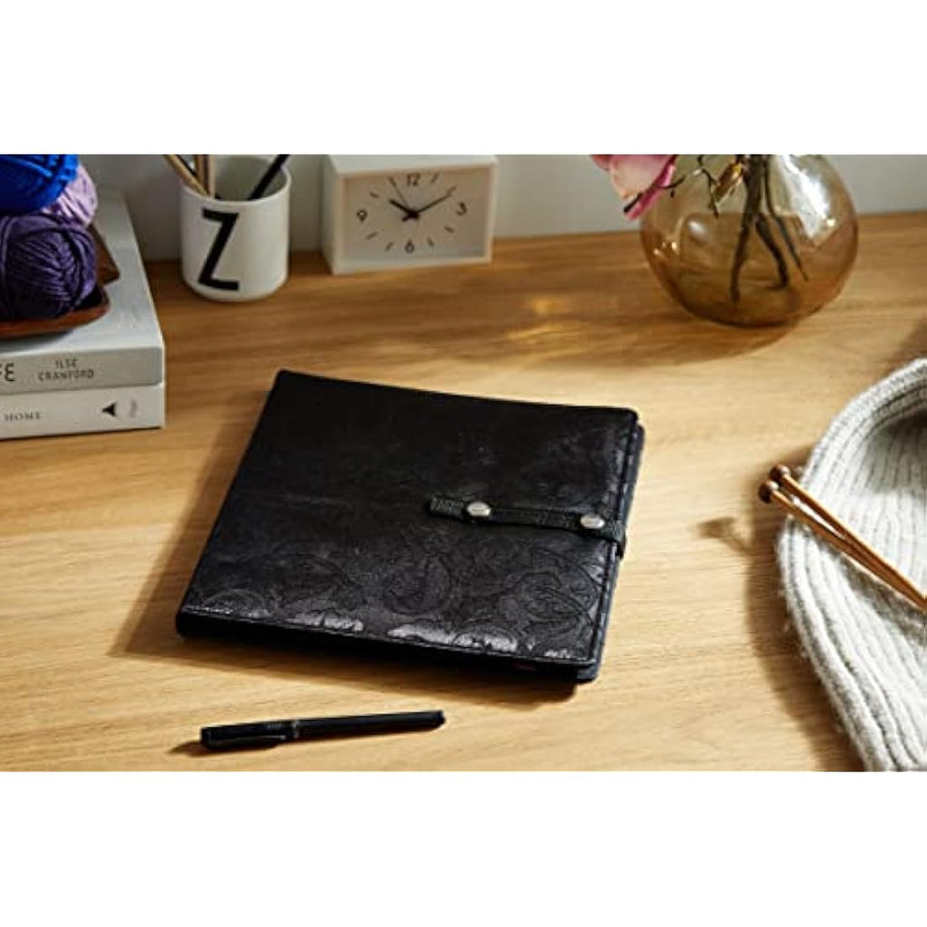 KnitPro Magma Knitting Chart Keeper | Fold Up Pattern Holder, Black