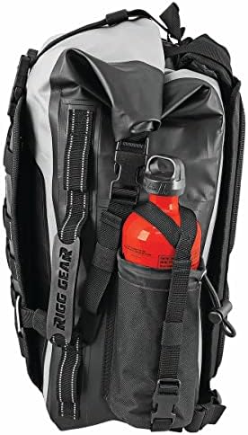 Nelson-Rigg Hurricane Waterproof Backpack & Tail Pack - 30L Black/Gray