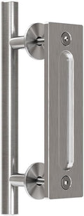 Jolof Store 24CM Sliding Barn Door Handle – Stainless Steel Flush Pull