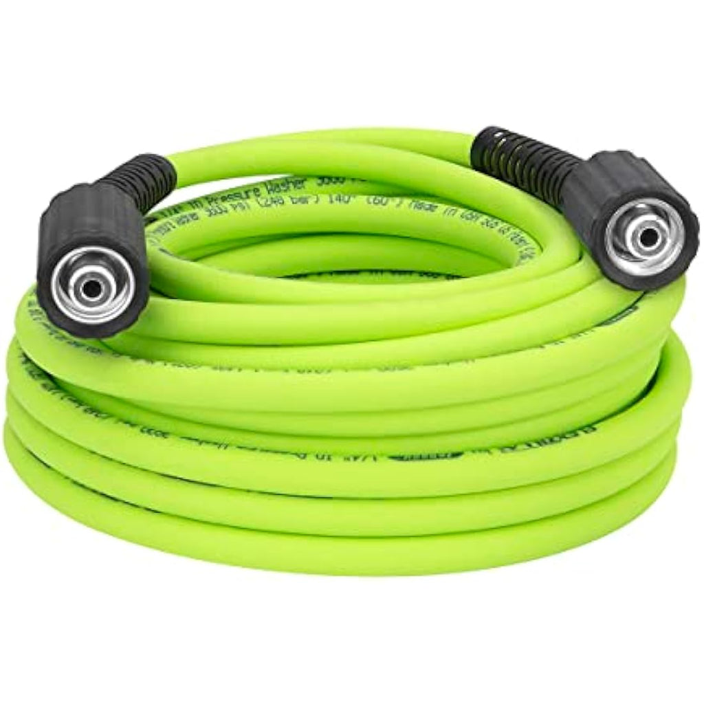 Flexzilla Pressure Washer Hose | 3600 PSI, 1/4 in. x 50 ft, ZillaGreen