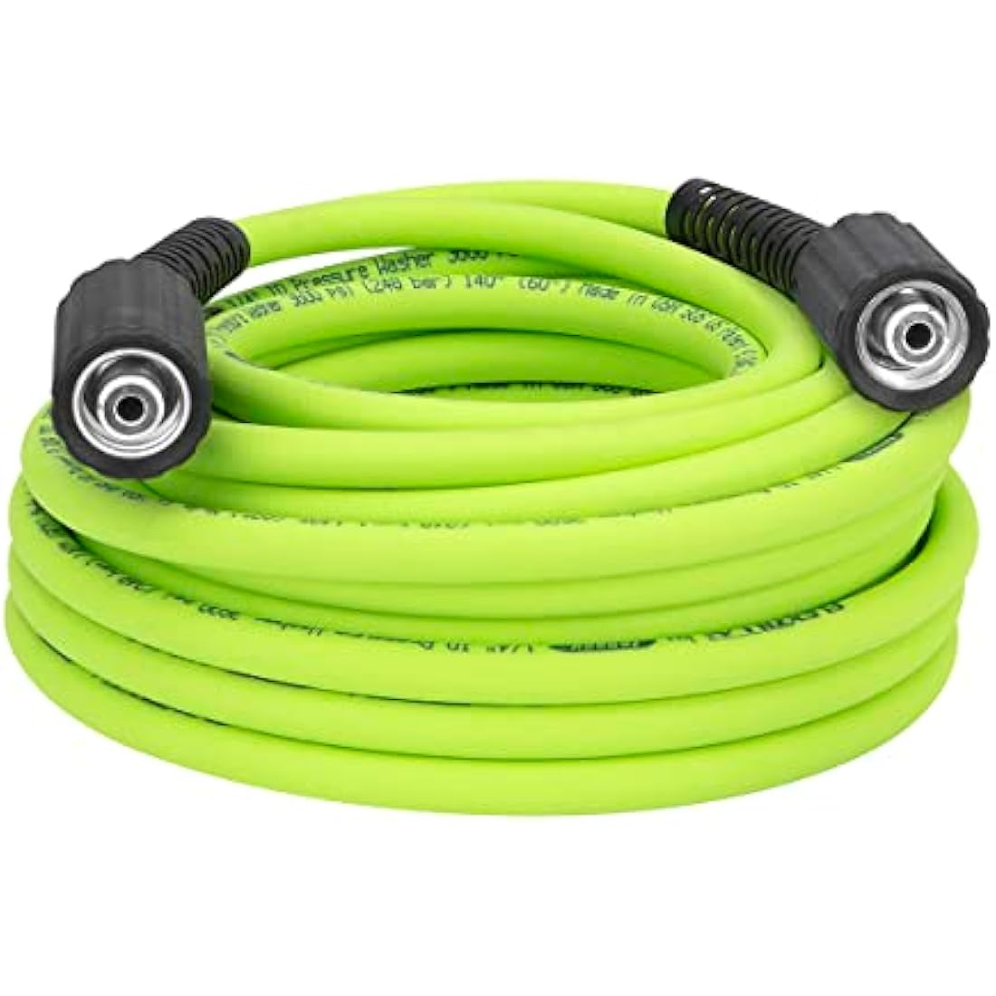 Flexzilla Pressure Washer Hose | 3600 PSI, 1/4 in. x 50 ft, ZillaGreen
