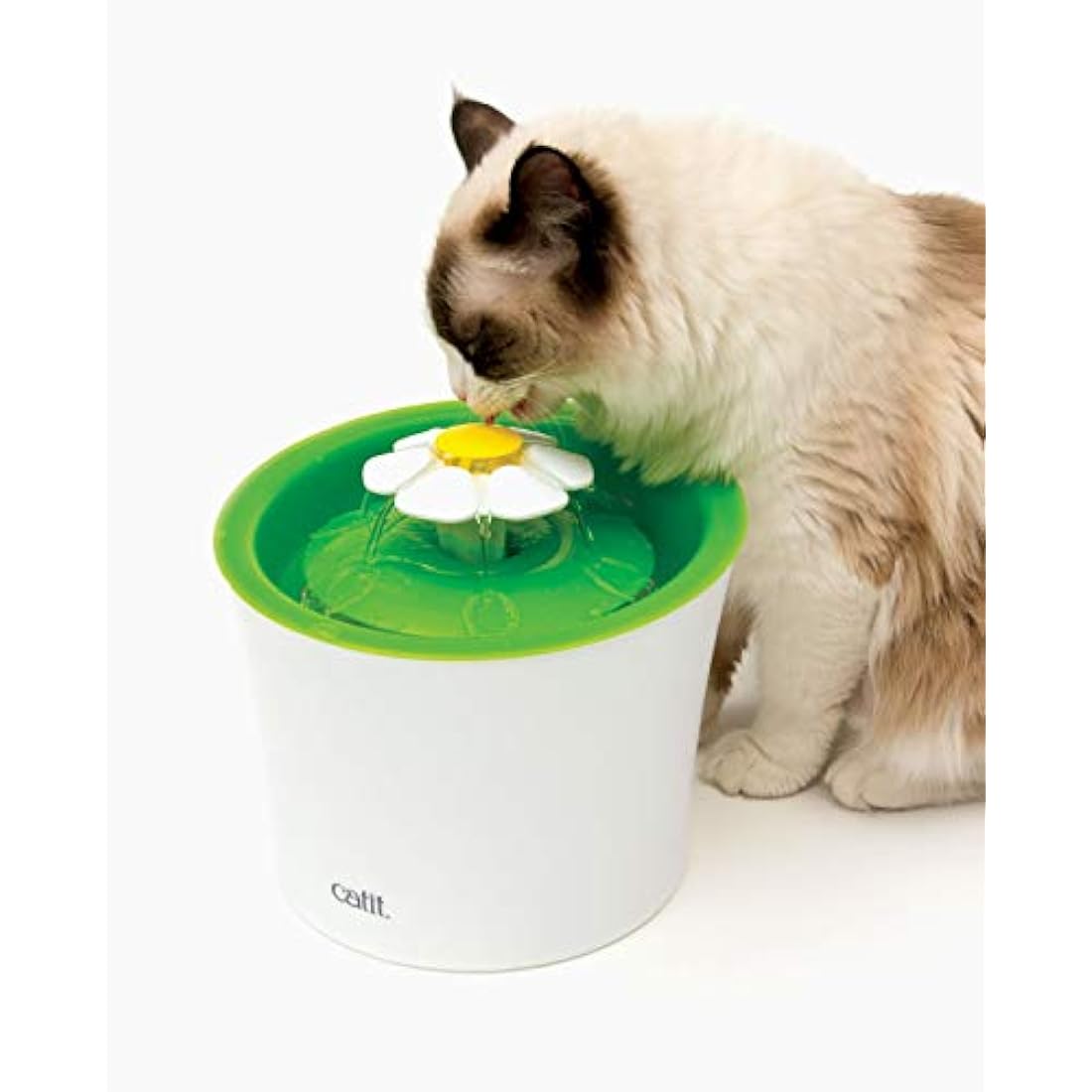 Catit Flower Fountain - 3L Cat Water Dispenser with Level Window