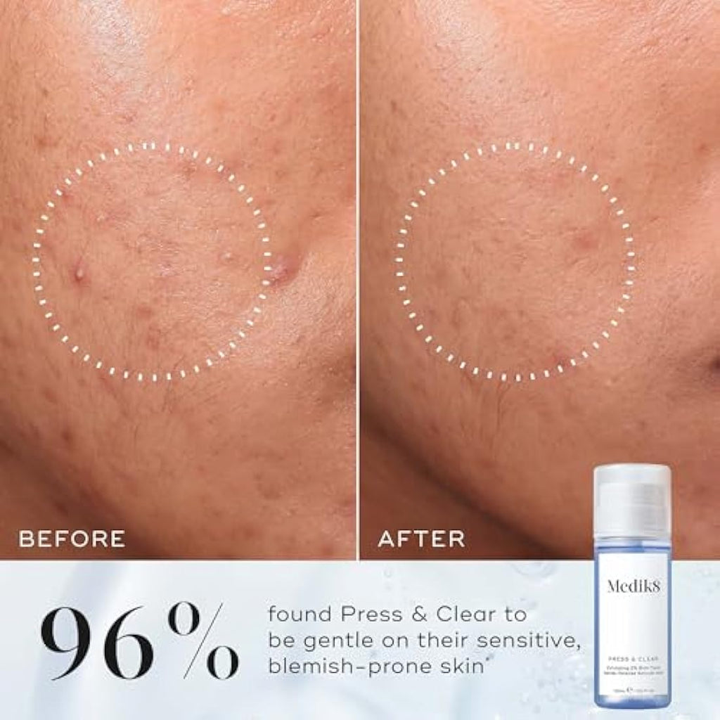 Medik8 Press & Clear Refill – 2% BHA Salicylic Acid Toner - 150ml