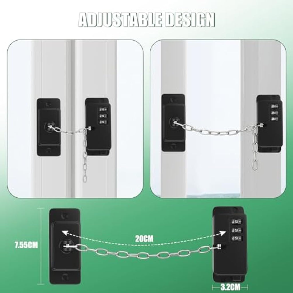 Evilsoul 2-Pack Adjustable Fridge Locks – Digital Password Child Safety