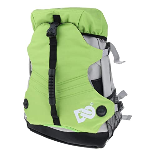zalati Inline Skates Backpack | Durable Roller Skate Bag - Green, Medium