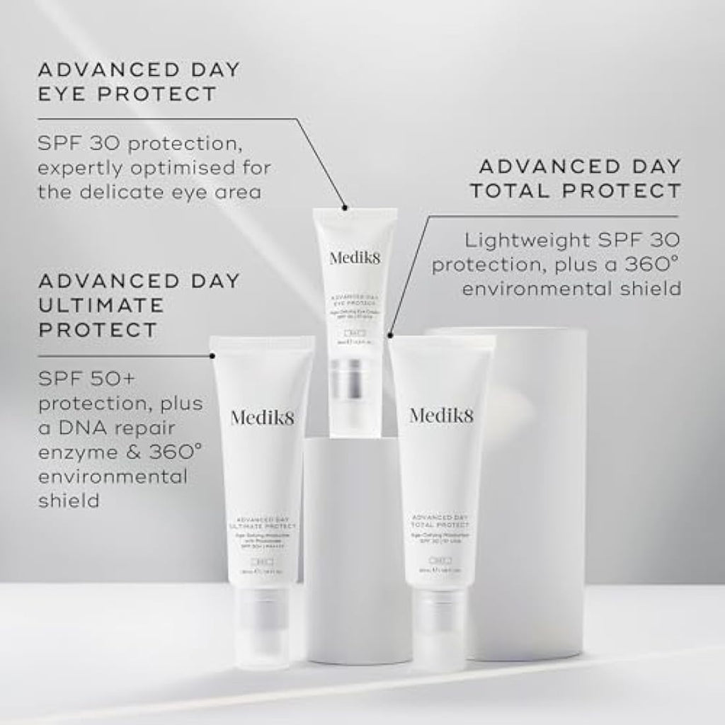 Medik8 Advanced Day Total Protect SPF 30 Moisturiser | Hyaluronic Acid 50ml