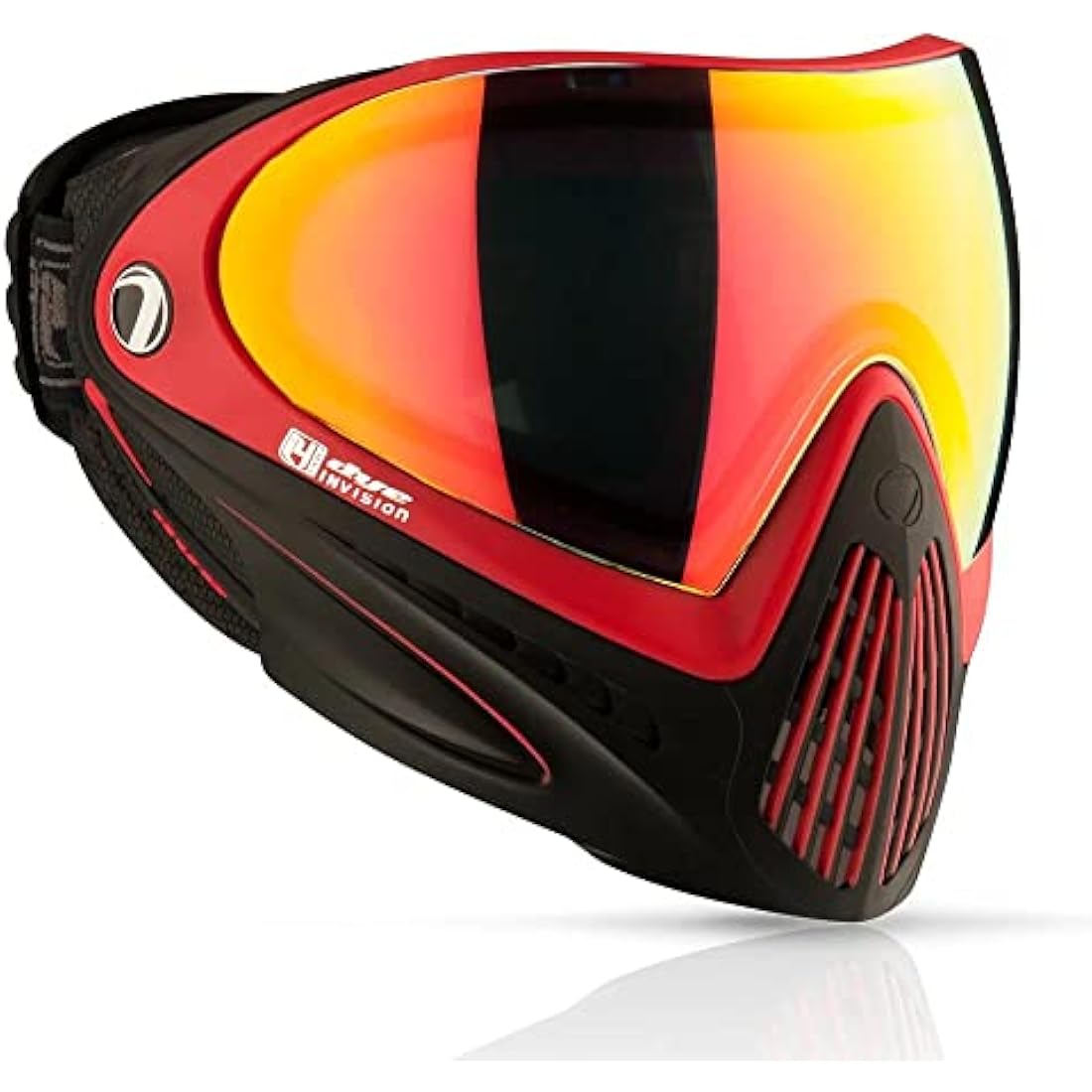 Dye i4 PRO Thermal Paintball Mask - Meltdown Black/Red Goggles