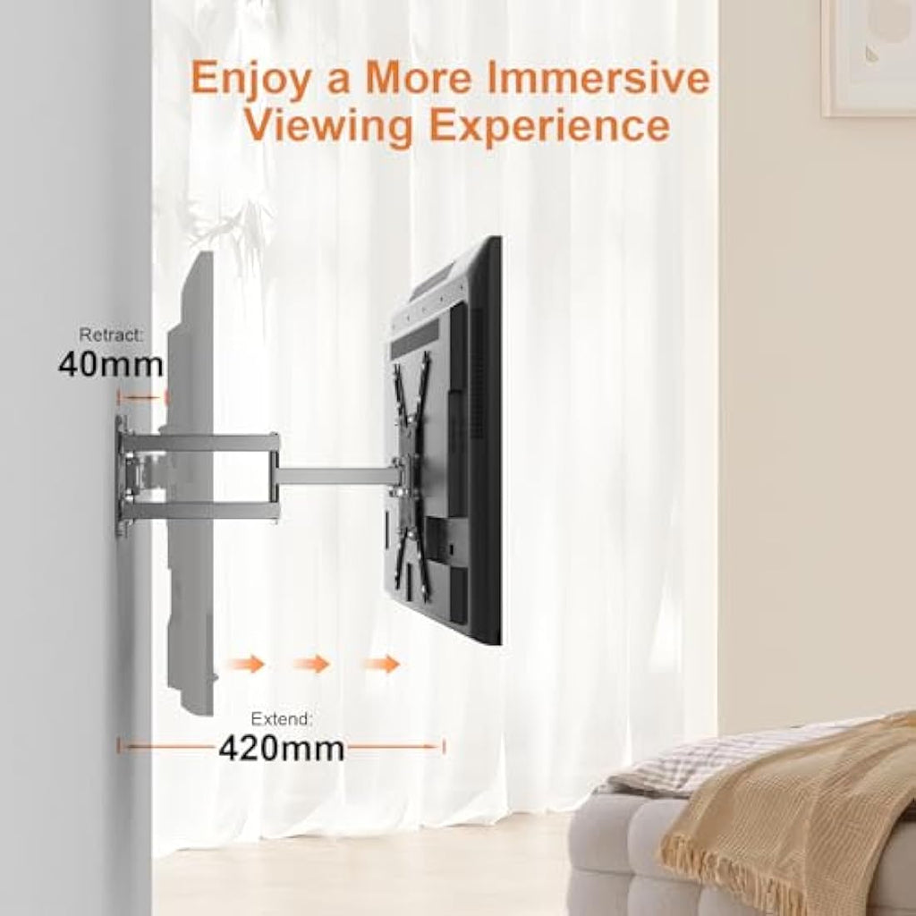 GRIFEMA Swivel TV Wall Bracket | 26-55 Inch Tilt & Extendable Mount