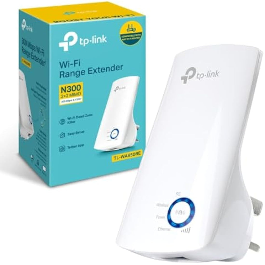 TP-Link TL-WA850RE N300 WiFi Extender | Range Booster & Access Point