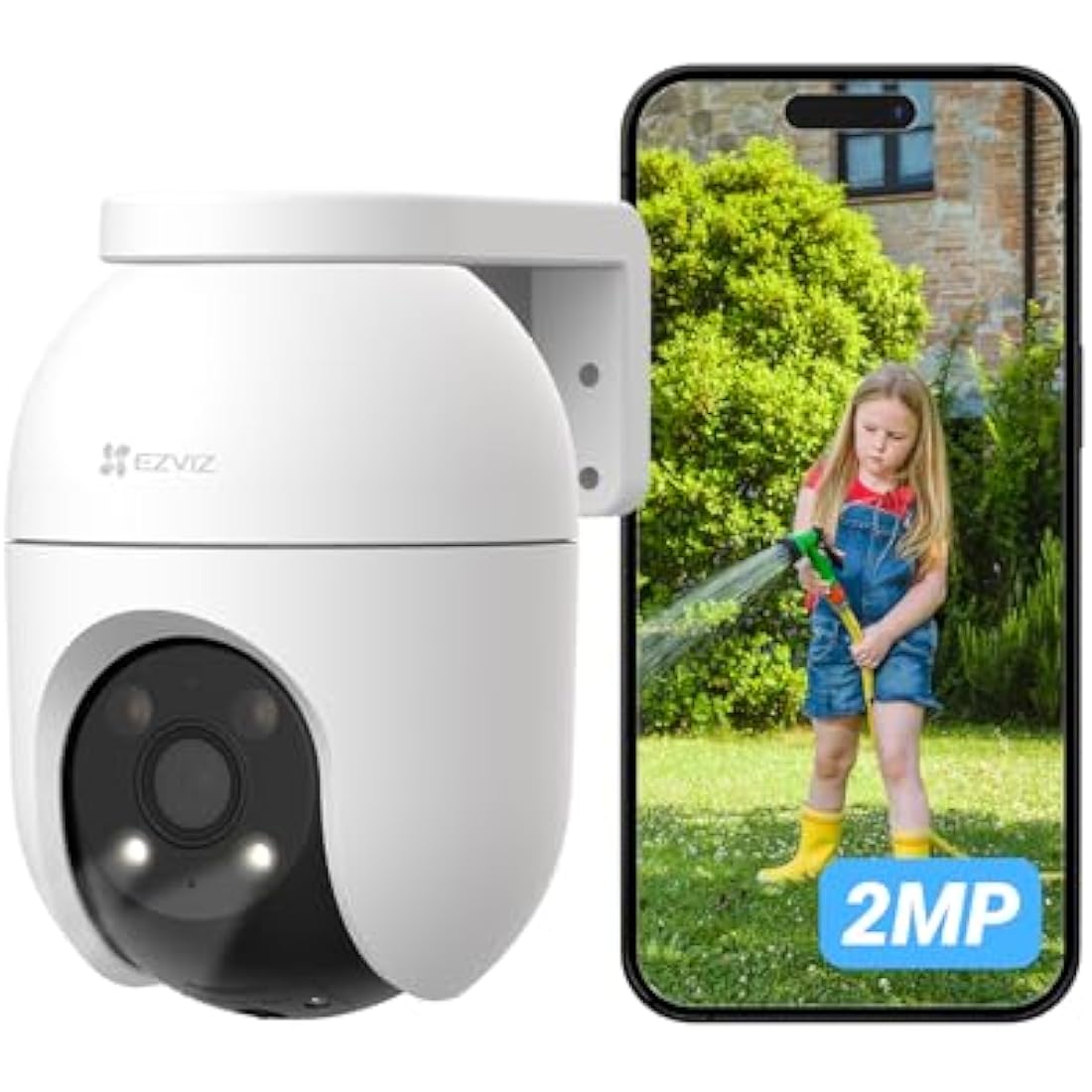 EZVIZ C8c 1080P Outdoor WiFi Security Camera | 360° PTZ & Color Night Vision