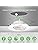 ALUSSO LIGHTING LED Downlights – 6W Swivel Dimmable 3CCT Spotlights, 6 Pack