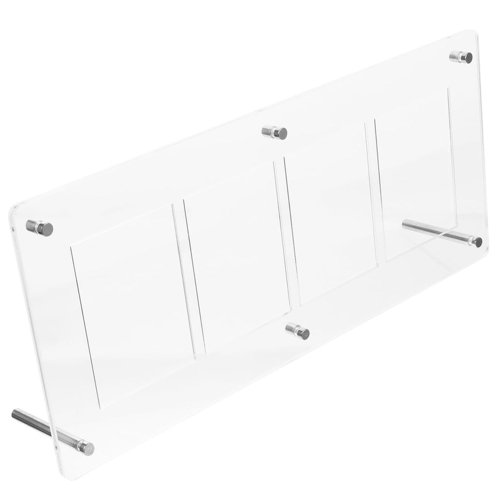 Ciieeo Trading Card Holders Clear Acrylic Display Stand 4 Slots Baseball Card Display Rack Game Frame Sports Holder Desktop Organizer
