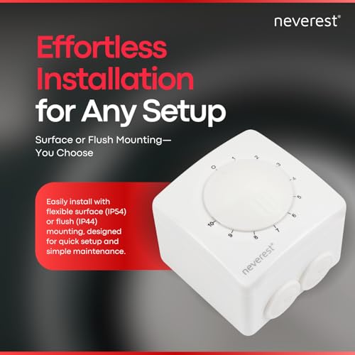 Neverest 1.5A Speed Controller – IP54 Dimmer for Fans, Pumps & Motors