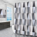 Miorkly Waterproof Polyester Shower Curtain with Weighted Hem - 12 Hooks