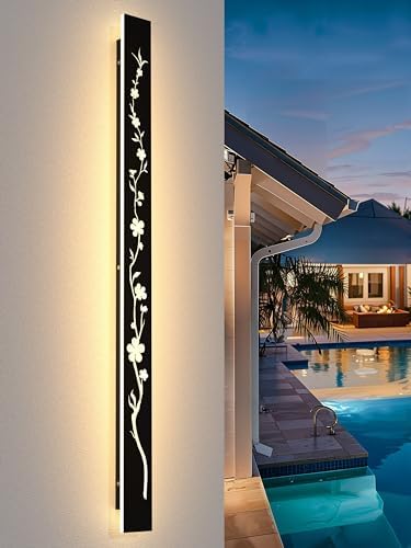 Jolof Store LED Outdoor Wall Light – 115cm IP67 Waterproof Peach Design