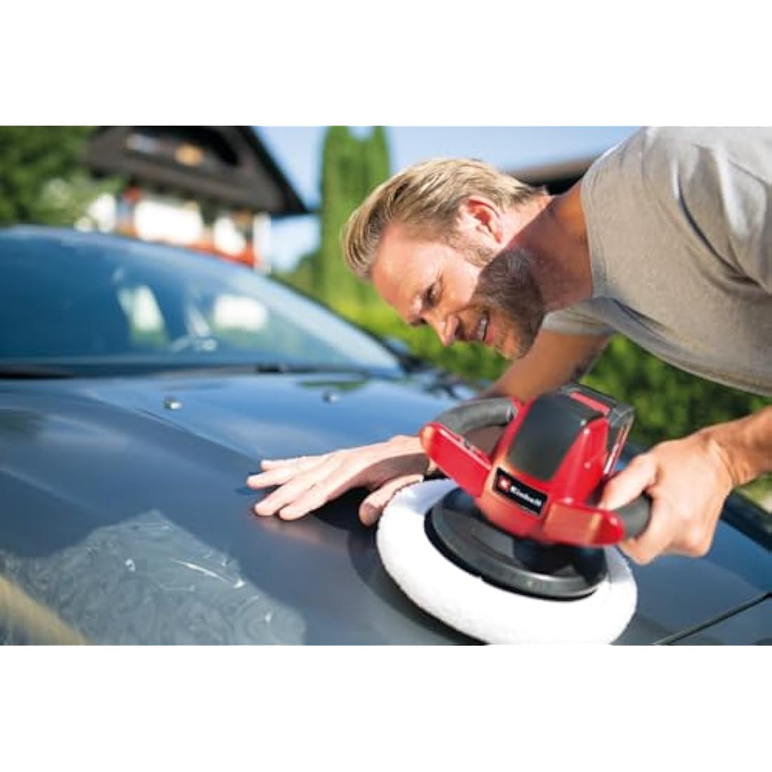 Einhell Power X-Change 18V Cordless Car Polisher & Buffer – 254mm