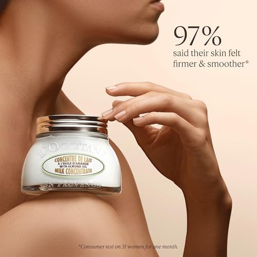L'OCCITANE Almond Milk Concentrate – Vegan Body Moisturizer (200ml)