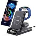 SwanScout 3-in-1 Wireless Charging Station for Samsung S25 & Galaxy Watch