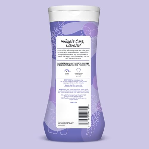 Summer's Eve Feminine Cleansing Wash – Delicate Blossom – 15 oz