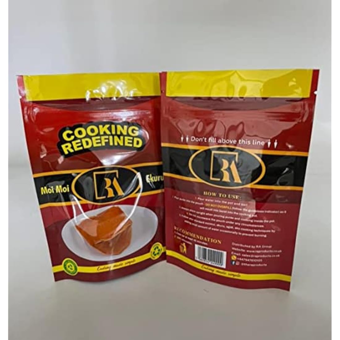 RA Cooking Pouch – Silver Laminated Aluminium – 100 Pack
