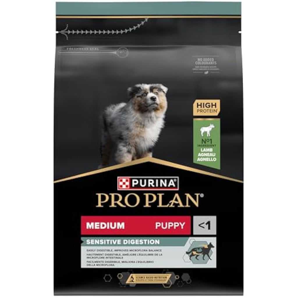 Purina Pro Plan Medium Puppy Sensitive Digestion Lamb Dog Food - 3kg