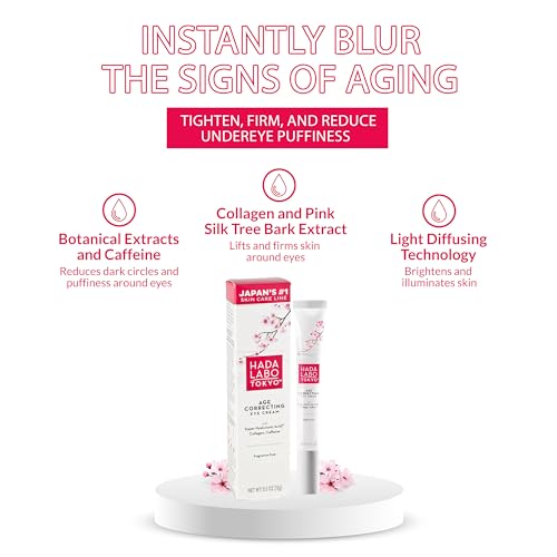 Hada Labo Tokyo Age Correcting Eye Cream | Hyaluronic Acid & Caffeine