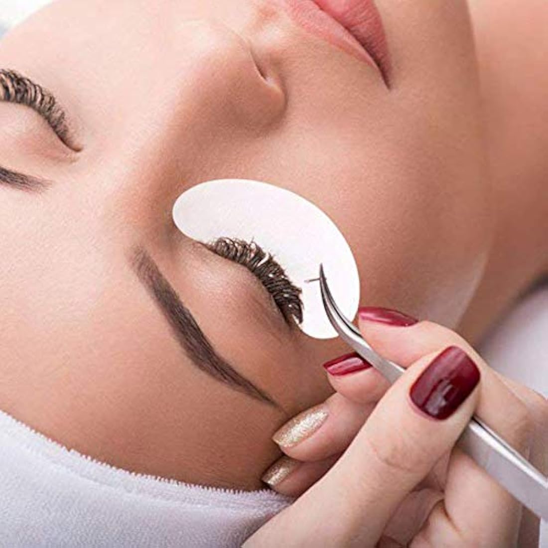 Yorgewd 100 Pairs Under Eye Gel Pads | Lint-Free Eyelash Extension Patches