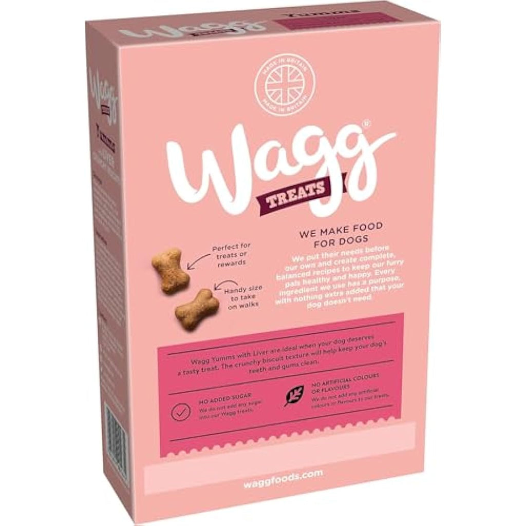 Wagg Yumms Liver Dog Treats – Oven Baked & Nutritious – 400g (Pack of 5)