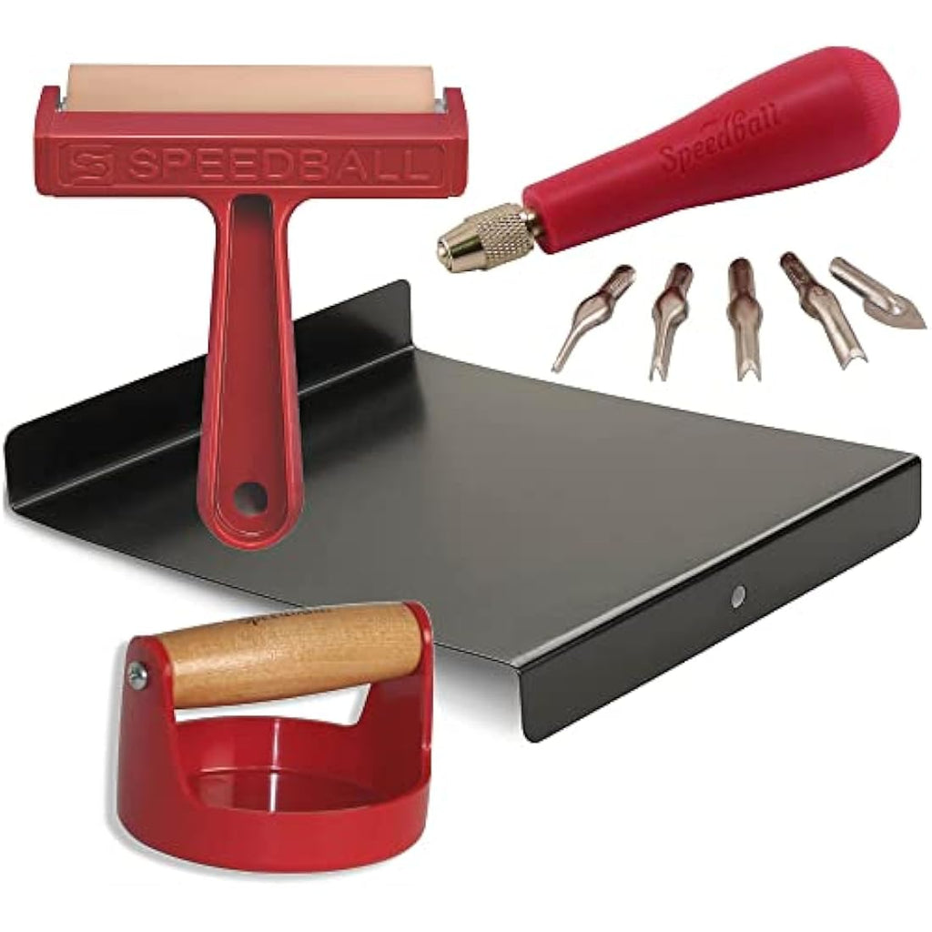 Speedball Block Printing Starter Kit – Lino Cutting and Printmaking Set