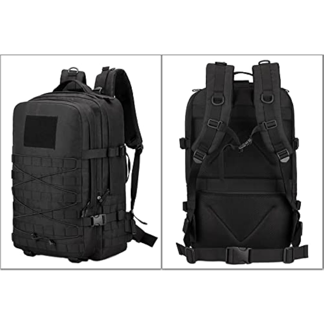 WTiger 45L Tactical Backpack | Water Resistant Molle Military Rucksack