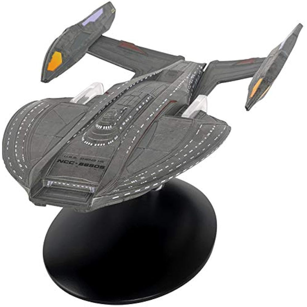 Eaglemoss Star Trek U.S.S. Zheng He Die-Cast Model Ship with Magazine