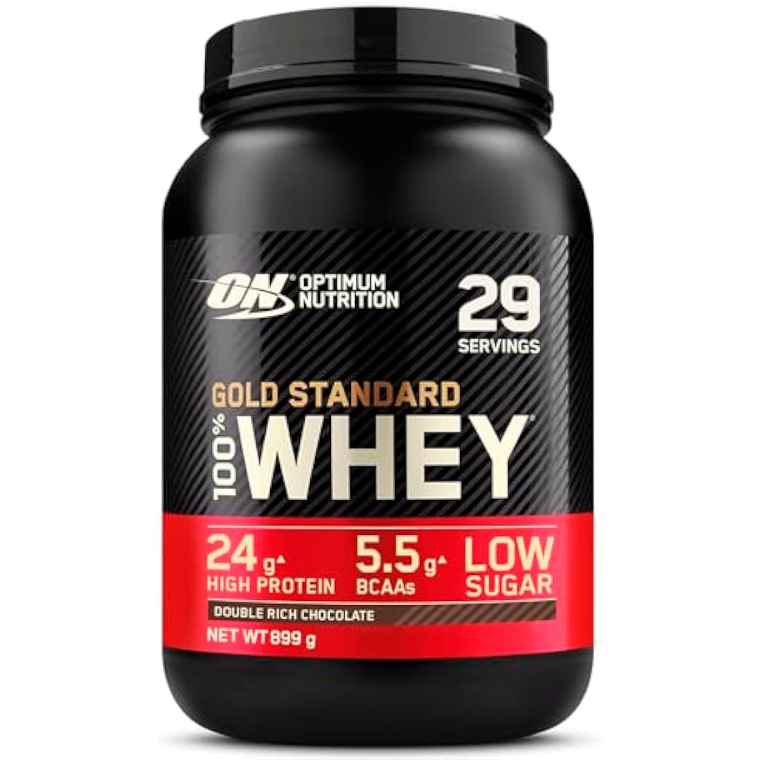 Optimum Nutrition Gold Standard Whey Protein - Double Rich Chocolate - 899g