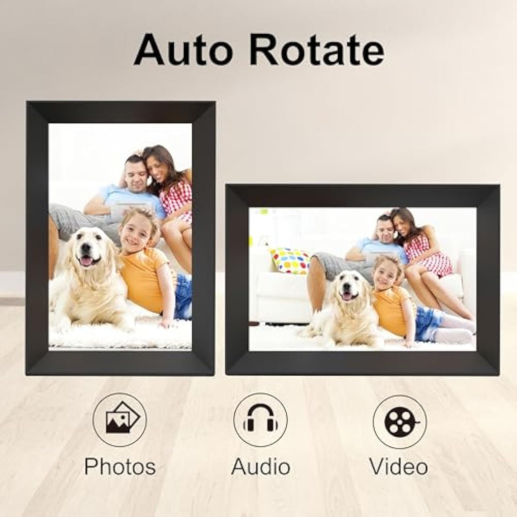 Tibuta 10.1 Inch WiFi Digital Photo Frame | 32GB HD IPS Touch Screen