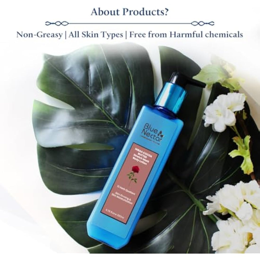 Blue Nectar Stretch Mark & Scar Body Lotion with Cocoa Butter - 200ml
