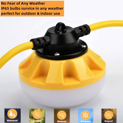 LED Work Light – 100FT 100W Waterproof Construction String Light