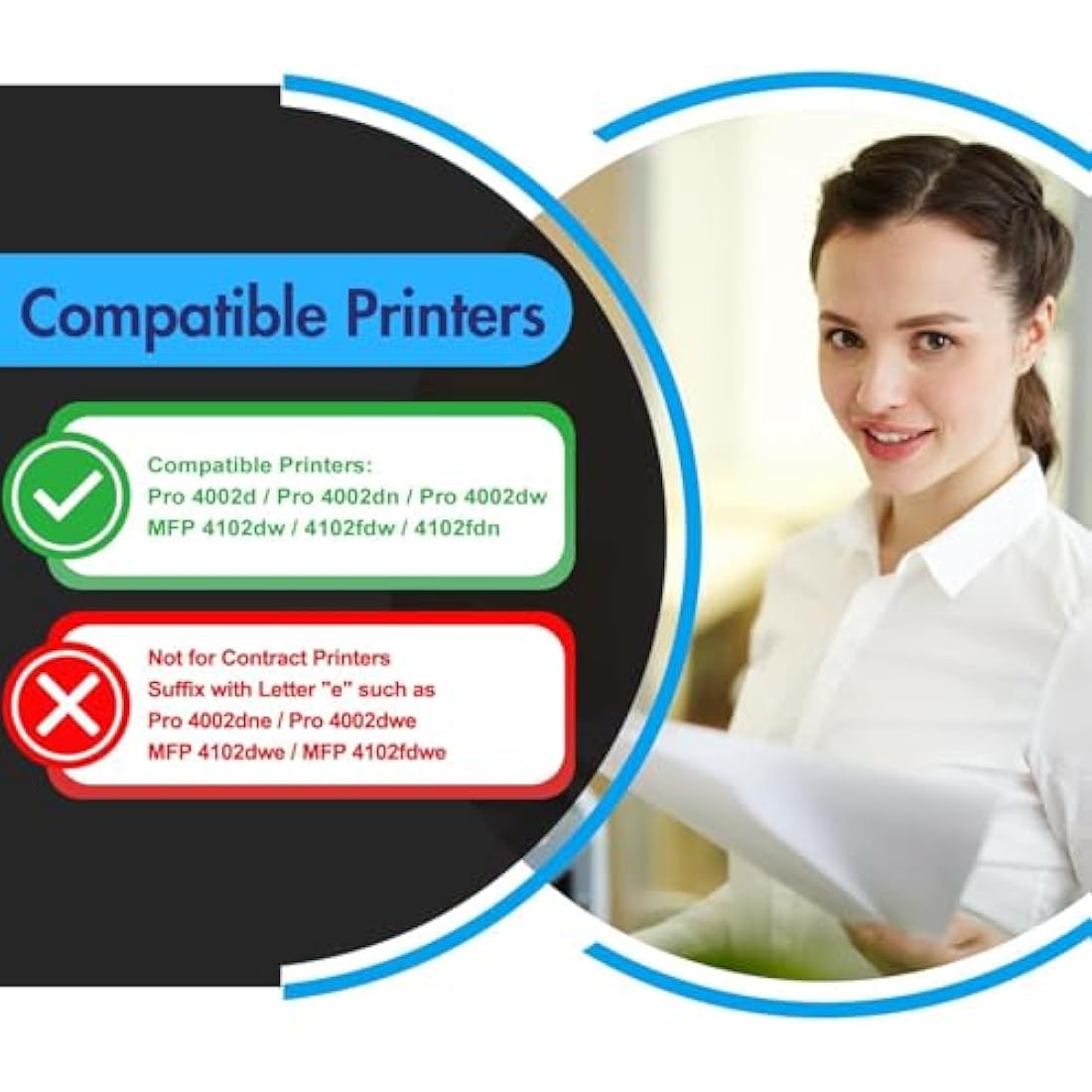 INFITONER 149A Black Toner Cartridge for HP Laser Pro 4002DW 4102FDW