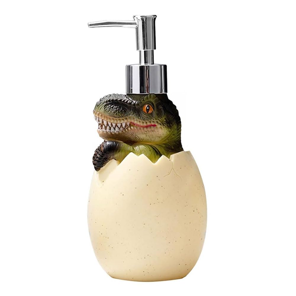 Dinosaur Rex Soap Dispenser – 560ml Refillable Kids Bottle