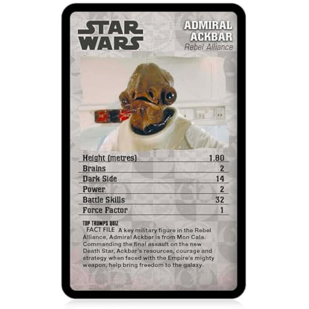 Top Trumps Star Wars Episodes 4-6 Card Game | Educational Jedi Toy