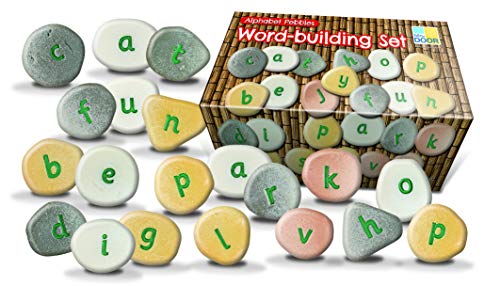 Yellow Door Alphabet Pebble Word-Building Set | 50 Lowercase Stones