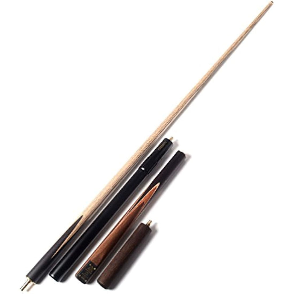 CUESOUL 57" 3/4 Snooker Cue Set | Ash Shaft & Walnut Butt with Case