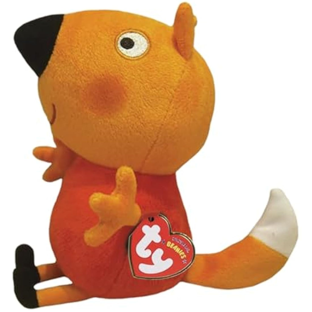 TY Peppa Pig Freddy Fox Plush Toy - Soft Collectible Stuffed Animal