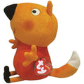 TY Peppa Pig Freddy Fox Plush Toy - Soft Collectible Stuffed Animal