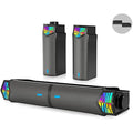 Smalody Detachable PC Speaker | 2-in-1 RGB Bluetooth Gaming Soundbar