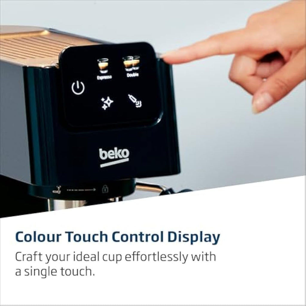 Beko CaffeExperto Manual Espresso Machine | 15 Bar & Milk Frother