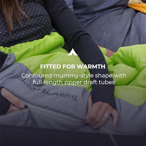 TETON Sports TrailHead Ultralight Sleeping Bag - 20°F Cold Weather Gear