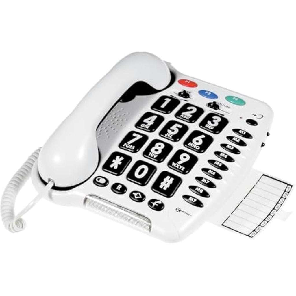 Geemarc CL100 Big Button Senior Phone – Amplified Hearing Aid Compatible