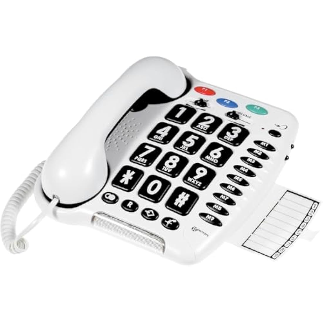 Geemarc CL100 Big Button Senior Phone – Amplified Hearing Aid Compatible