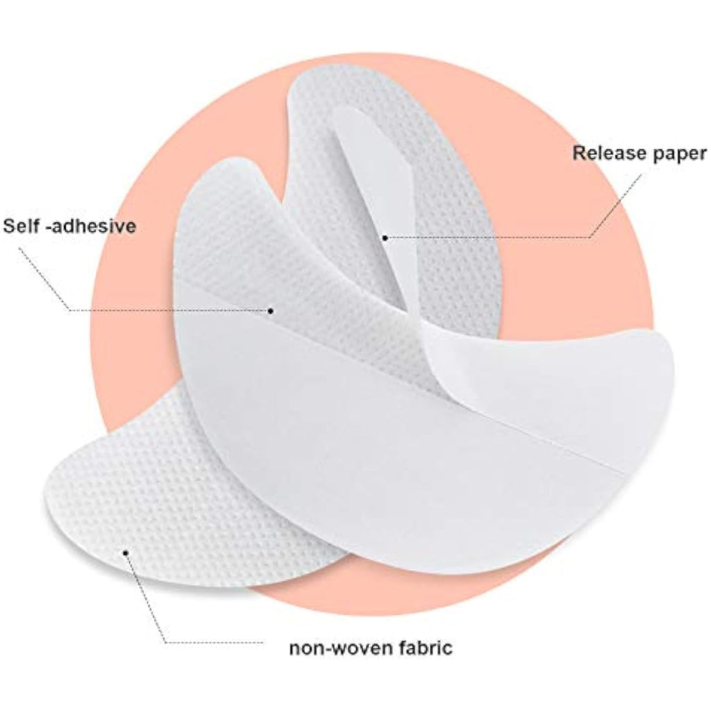 Eyeshadow Shields | 100 Pcs Non-Woven Eyelash Tint Stencils