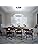 3-Ring Crystal LED Chandelier | Modern Stainless Steel Pendant