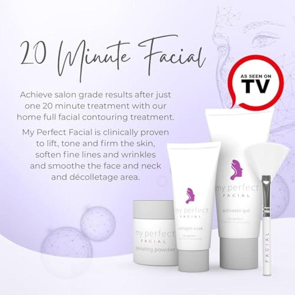 My Perfect Facial – 10 Treatment Kit – Anti-Ageing Skin Tightening System